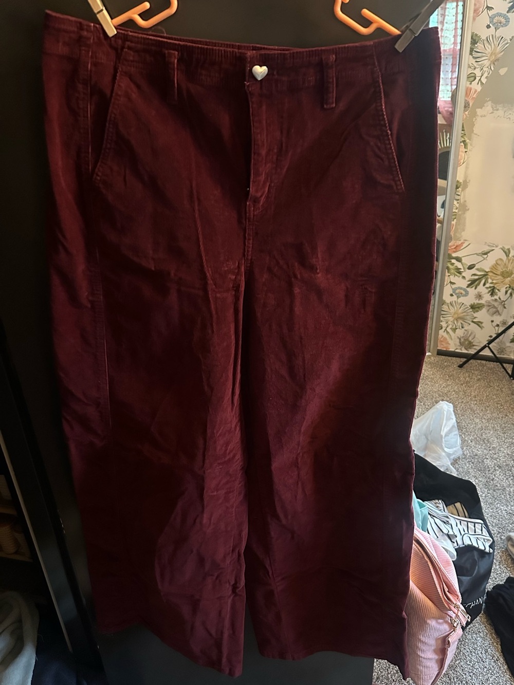 Celebrity Pink Wide Leg Corduroy Pants 17